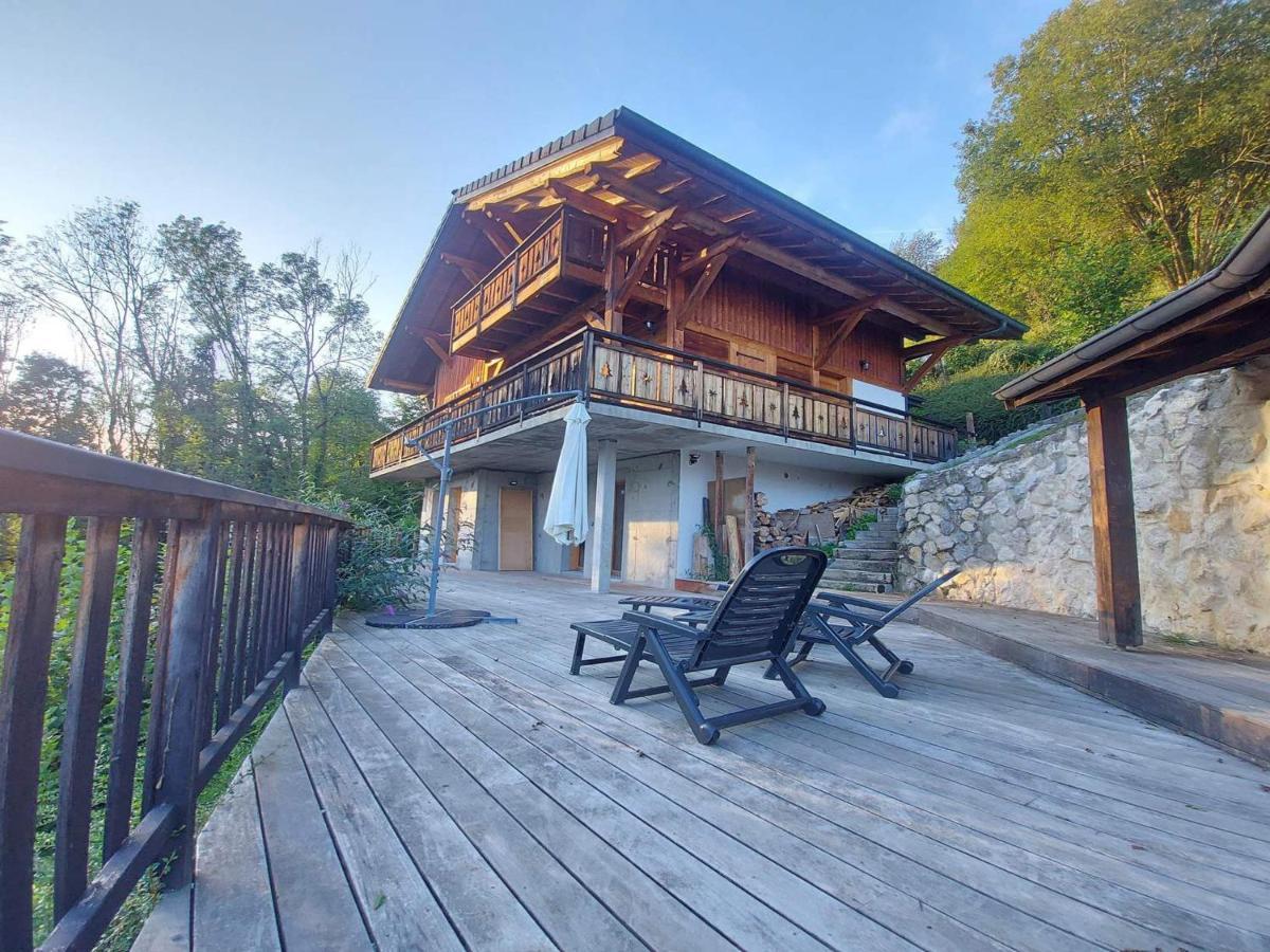 Chalet Savoyard Avec Jardin, Poele A Bois Et Wifi - Fr-1-624-11 Verchaix 外观 照片