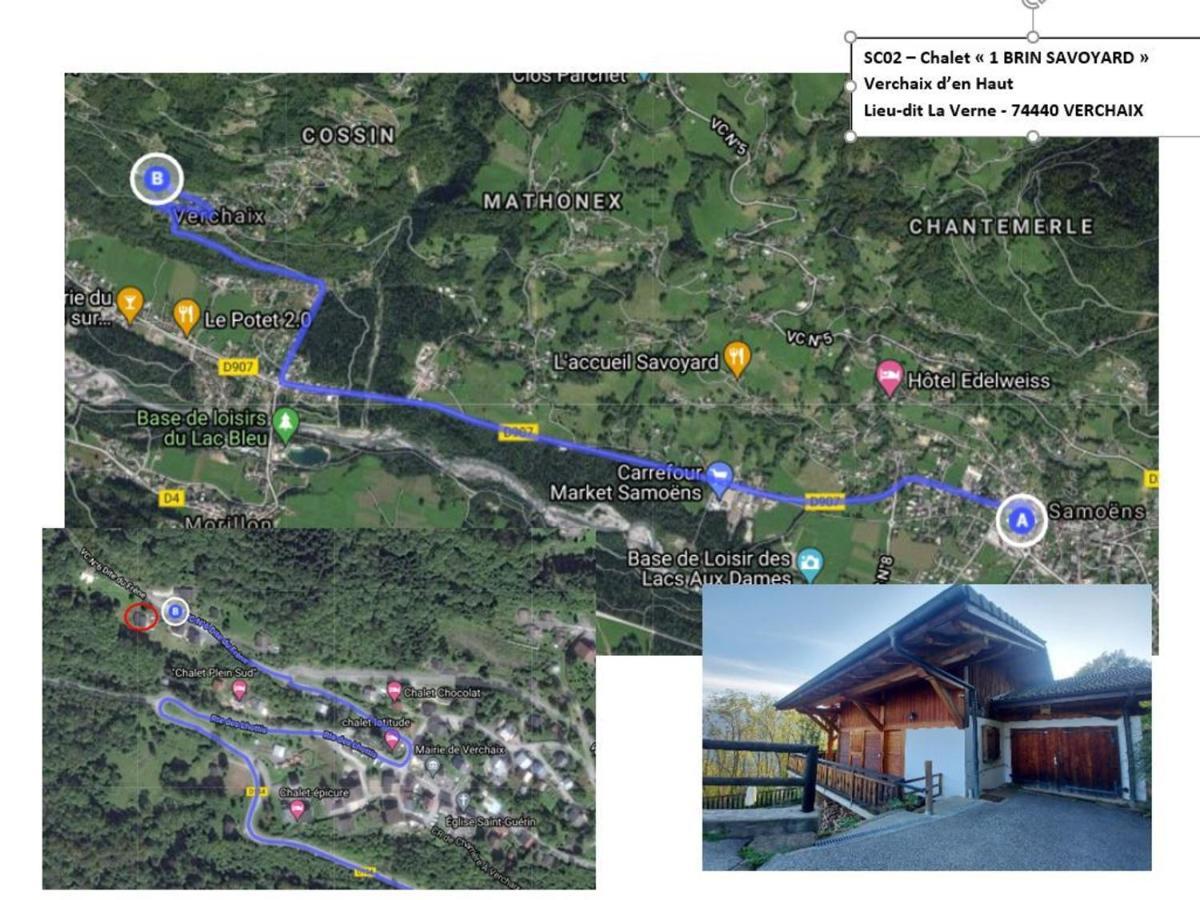 Chalet Savoyard Avec Jardin, Poele A Bois Et Wifi - Fr-1-624-11 Verchaix 外观 照片