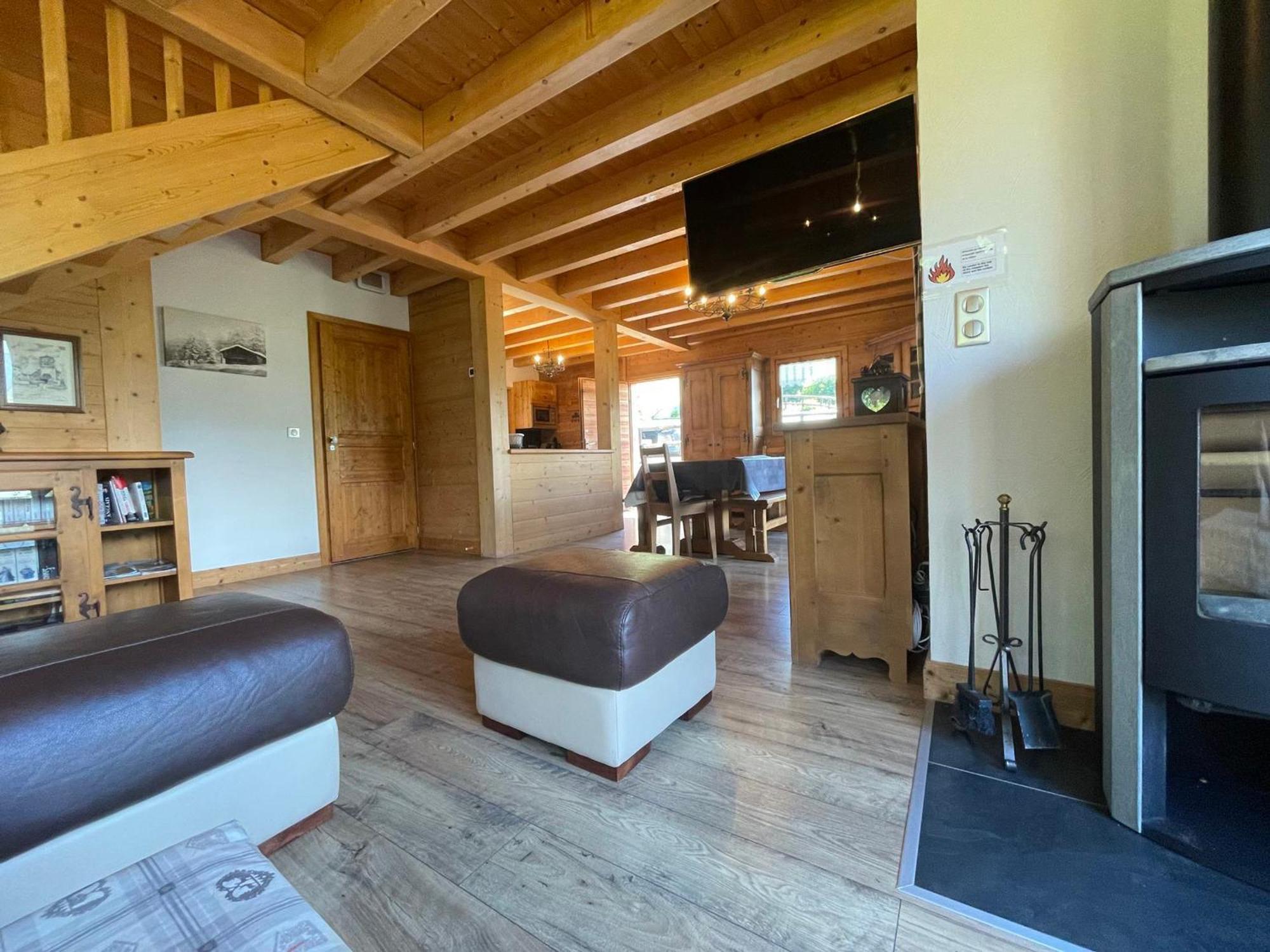 Chalet Savoyard Avec Jardin, Poele A Bois Et Wifi - Fr-1-624-11 Verchaix 外观 照片